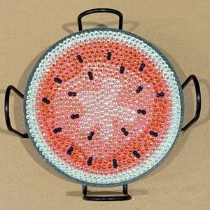 NEW Diamond Painting 8-pc Coaster Set - Slice of Fruit Design